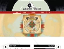 Tablet Screenshot of amherstrecords.com